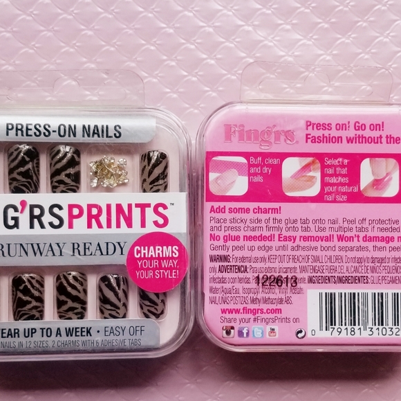 Fing'rs Prints  Press-on Nails 3 packs - Picture 5 of 10